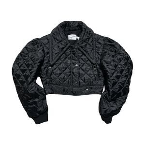 Vaquera Padded quilted cropped bomber